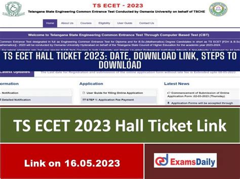 ts ecet hall ticket download 2023